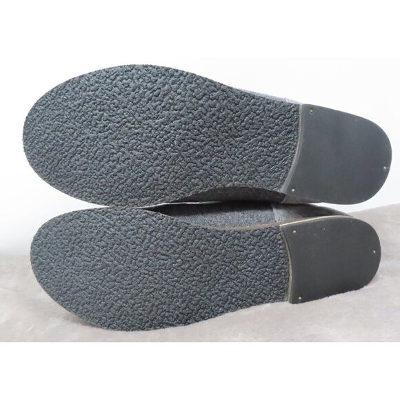 The Sak Sakroots Womens 10 Gray Jayla Boots Lace Up Booties Owl Felt Boucle NEW - Picture 8 of 12